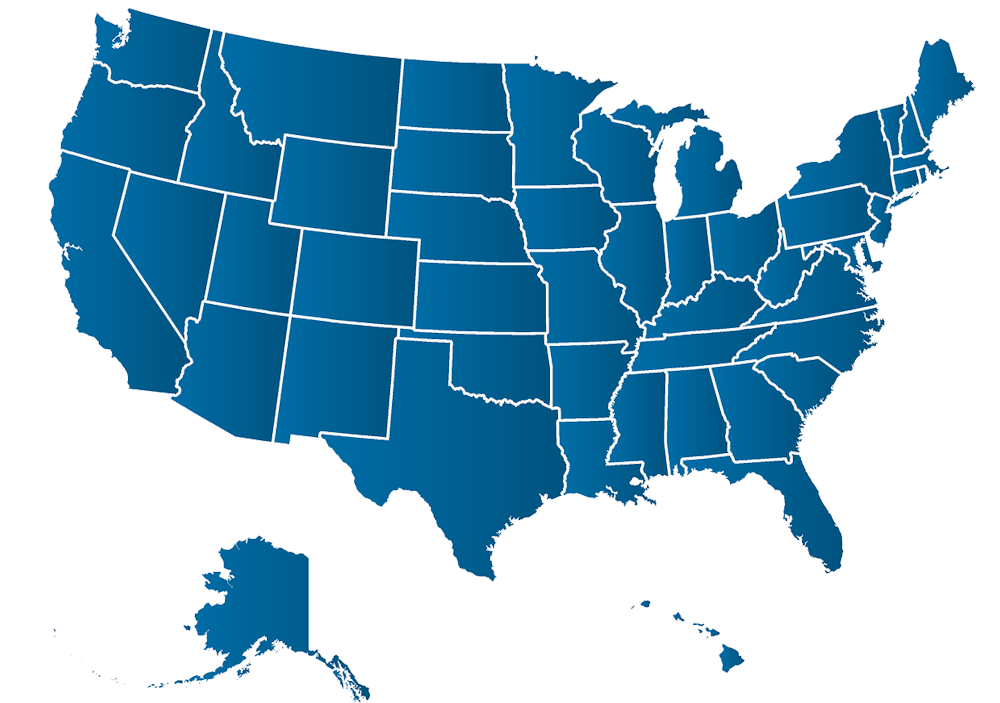 USA map